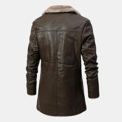 Brandon - Winter-Lederjacke für Männer.