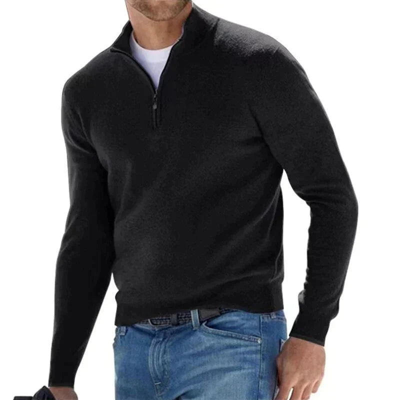 RALPH POLO - Stylish zipper sweater for men (Italian design)