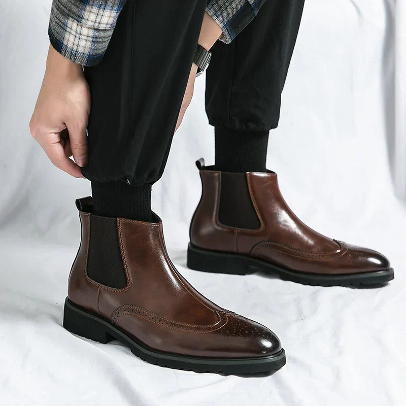 Adriel | leather chelsea boots