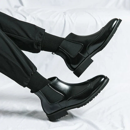 Adriel | leather chelsea boots