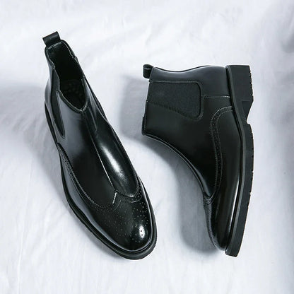 Adriel | leather chelsea boots